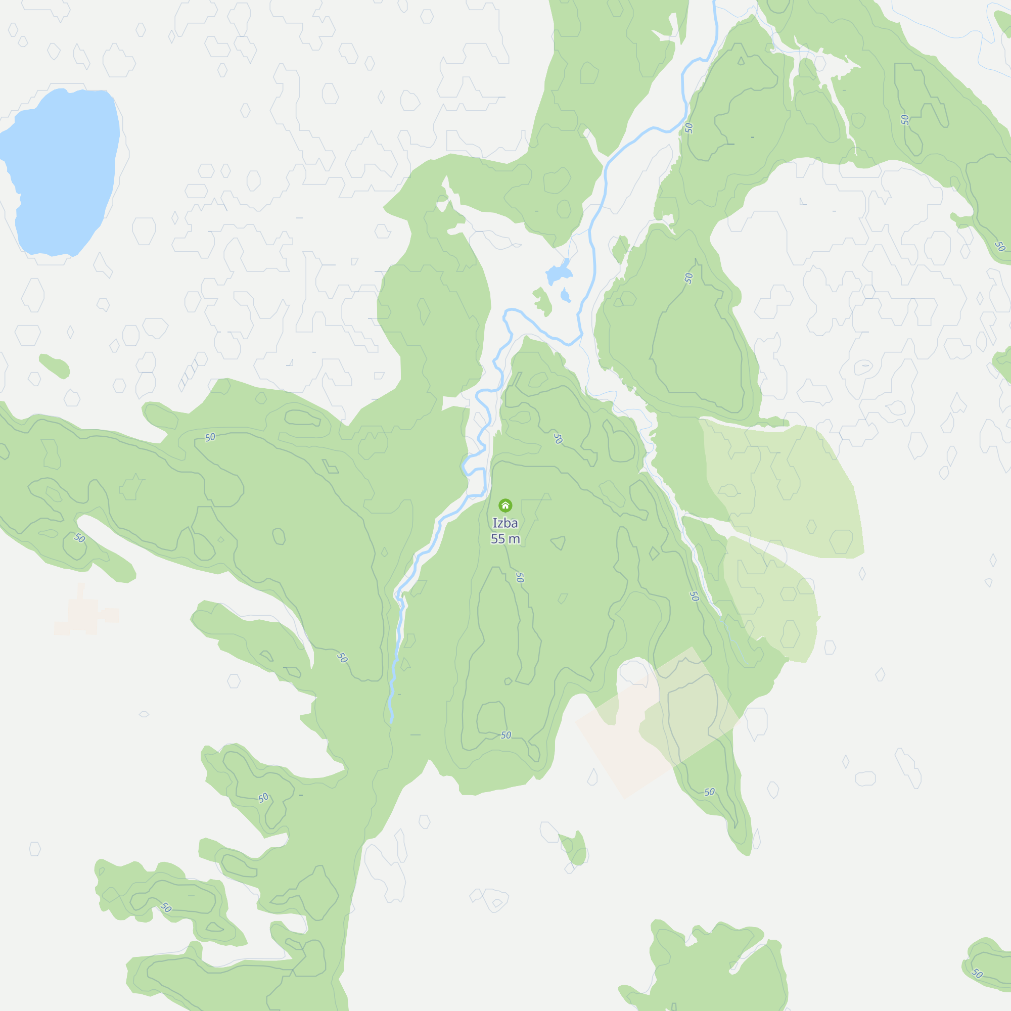Izba map