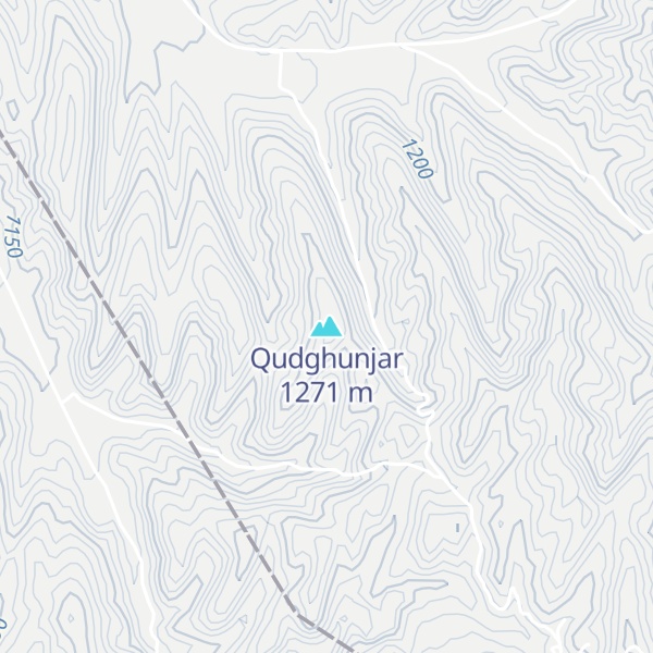 Map of Qudghunjar