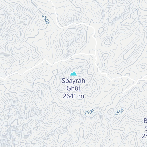 Map of Spayrah Ghūṯ
