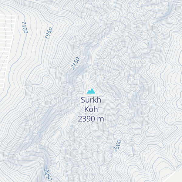 Map of Surkh Kōh
