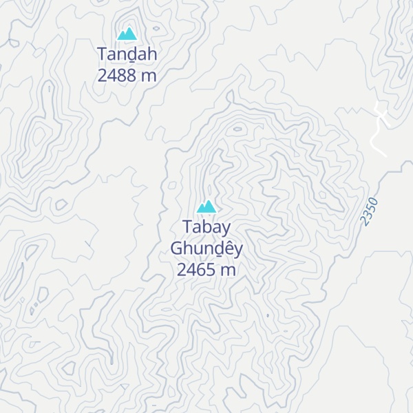 Map of Tabay Ghunḏêy