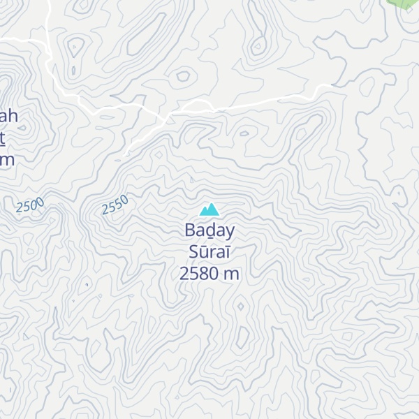 Map of Baḏay Sūraī