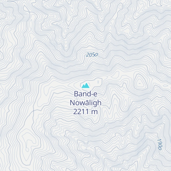 Map of Band-e Nowāligh