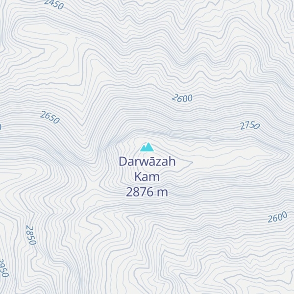 Map of Darwāzah Kam