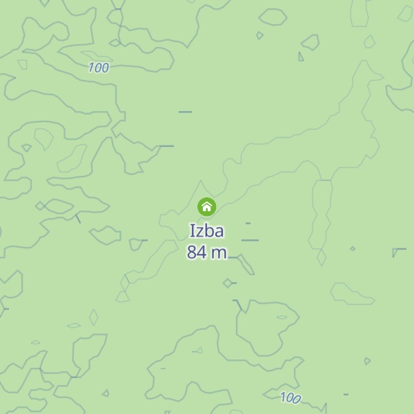 Map of Izba