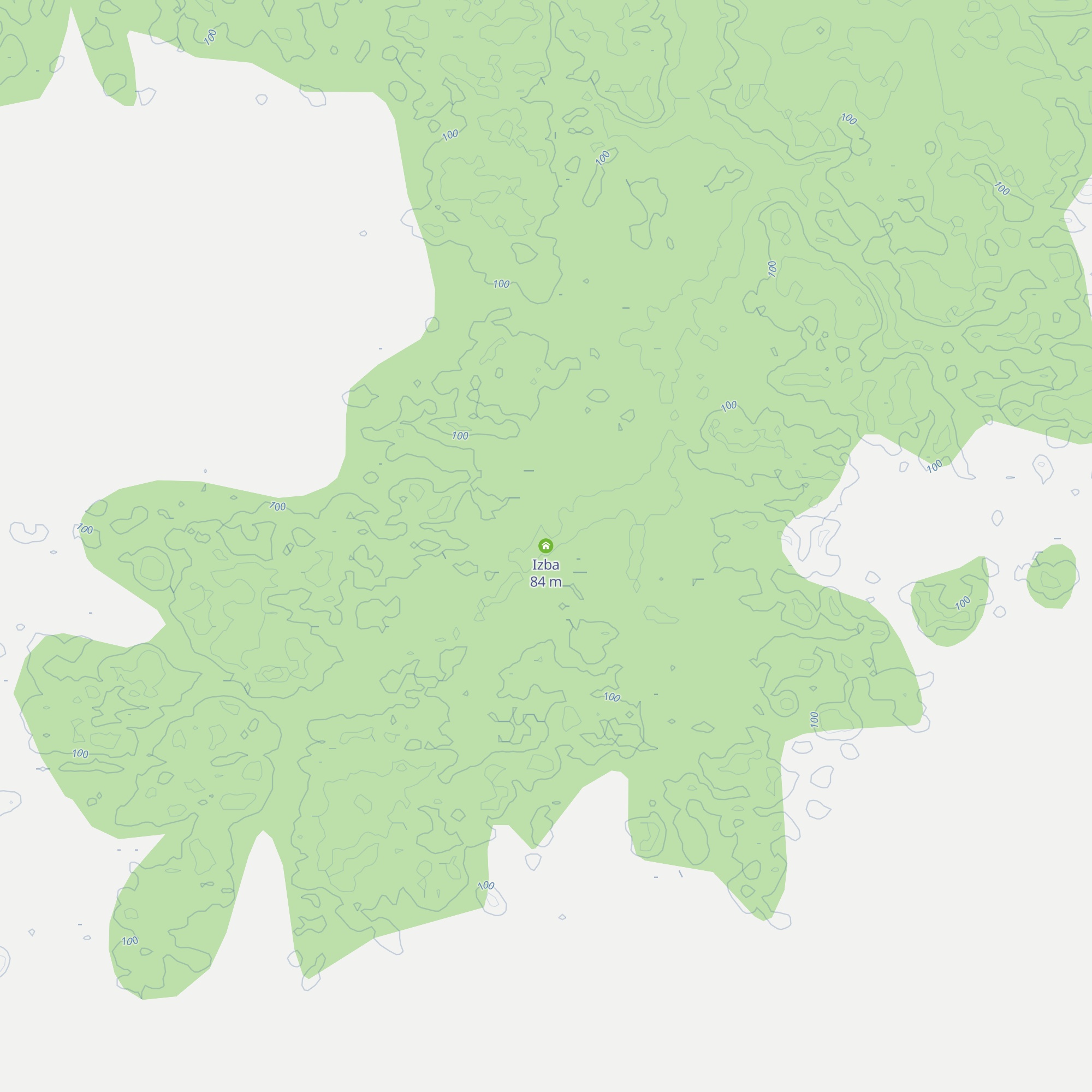 Izba map