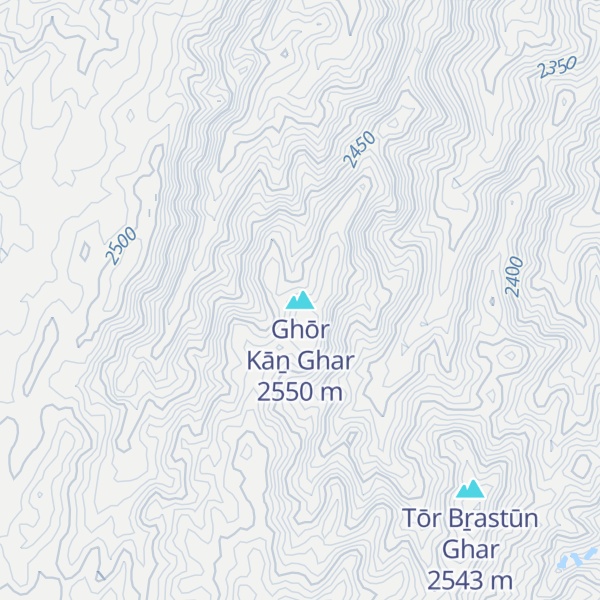 Map of Ghōr Kāṉ Ghar