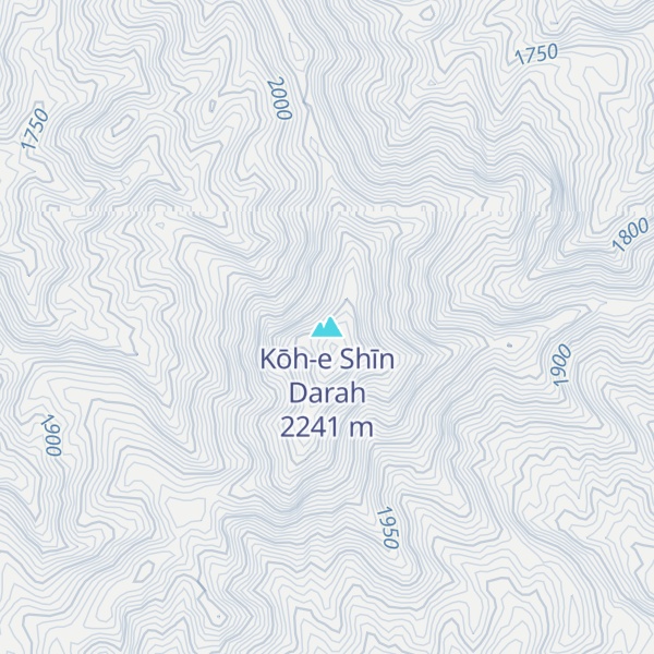 Map of Kōh-e Shīn Darah