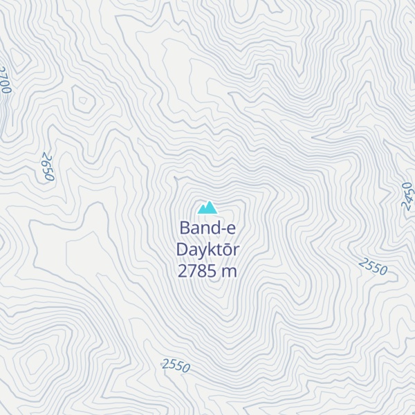 Map of Band-e Dayktōr