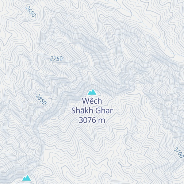 Map of Wêch Shākh Ghar