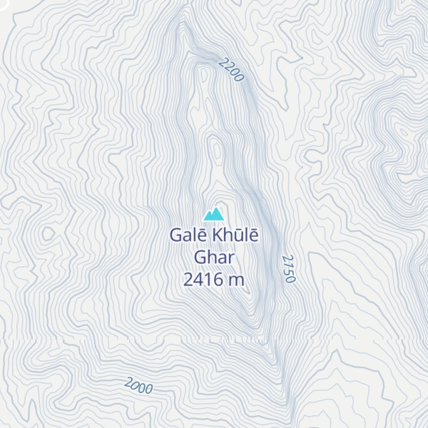Map of Galē Khūlē Ghar
