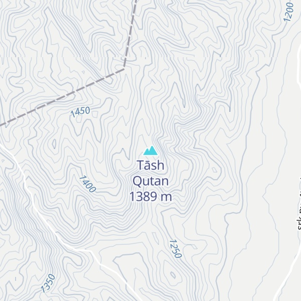 Map of Tāsh Qutan