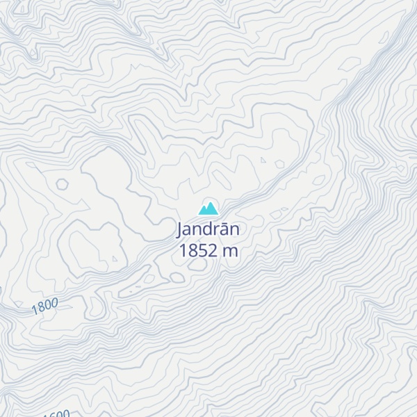 Map of Jandrān