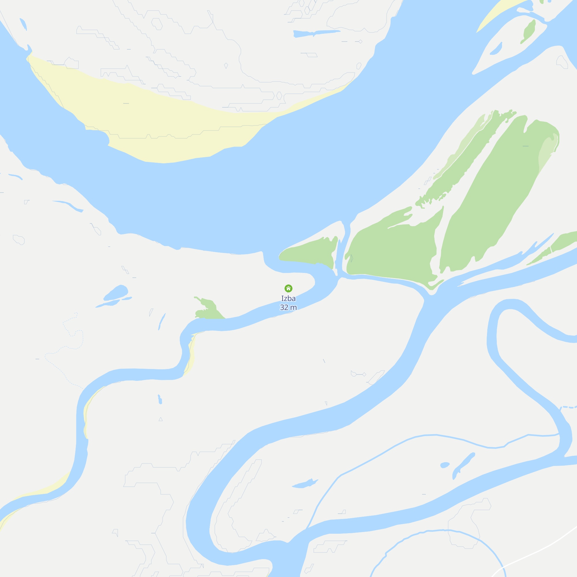 Izba map