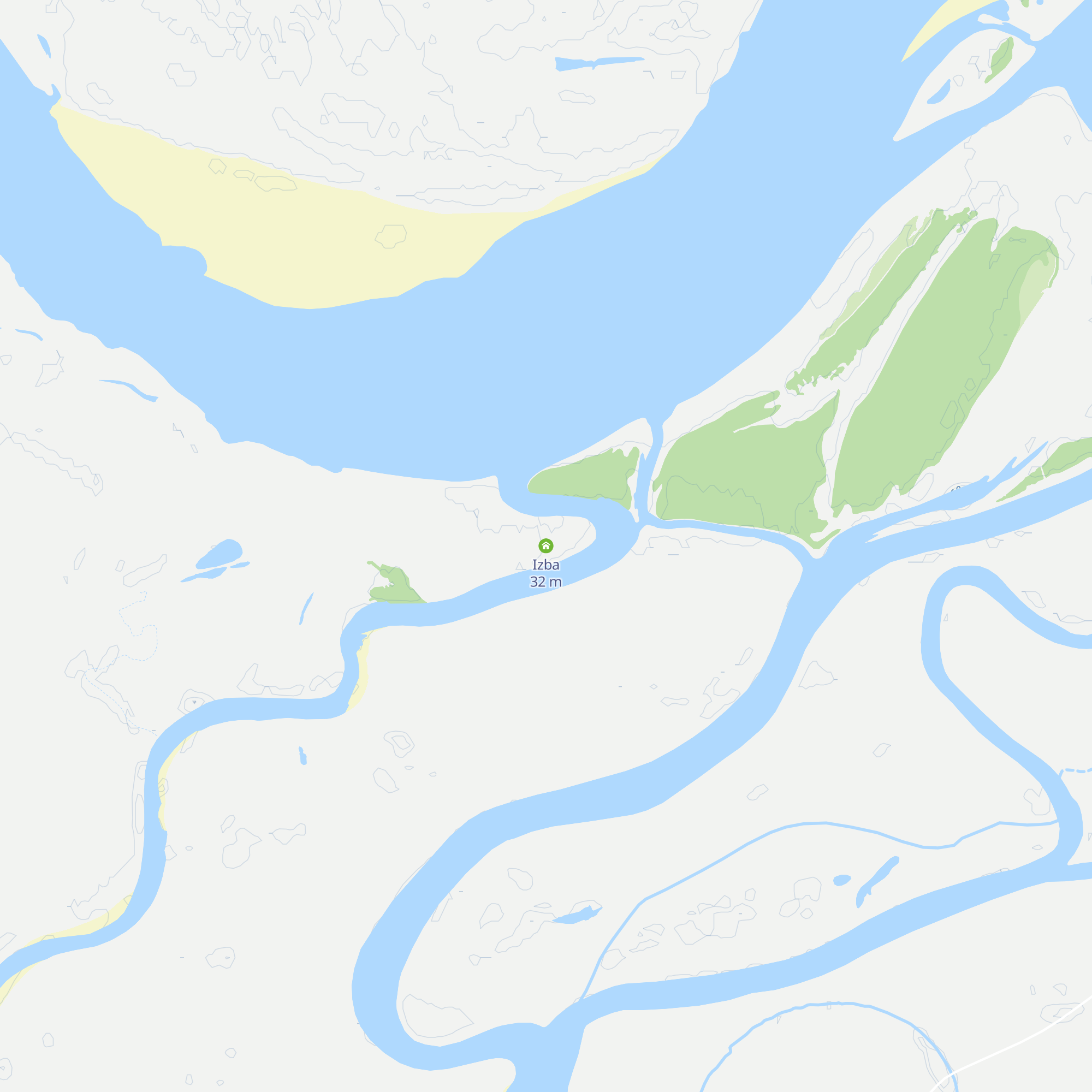 Izba map