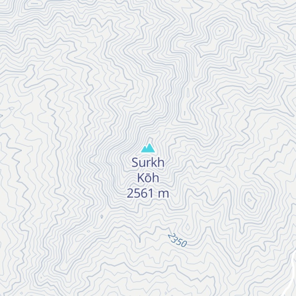 Map of Surkh Kōh