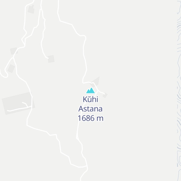Map of Kŭhi Astana