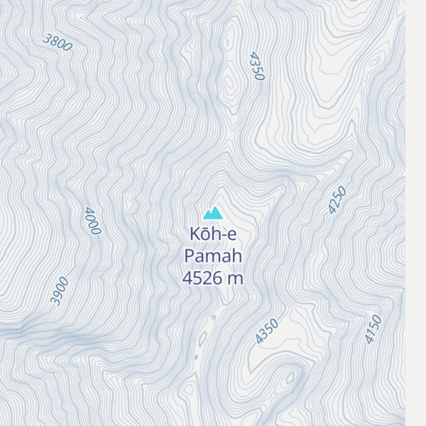 Map of Kōh-e Pamah