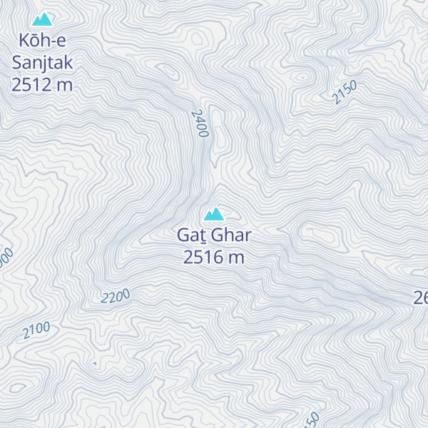 Map of Gaṯ Ghar