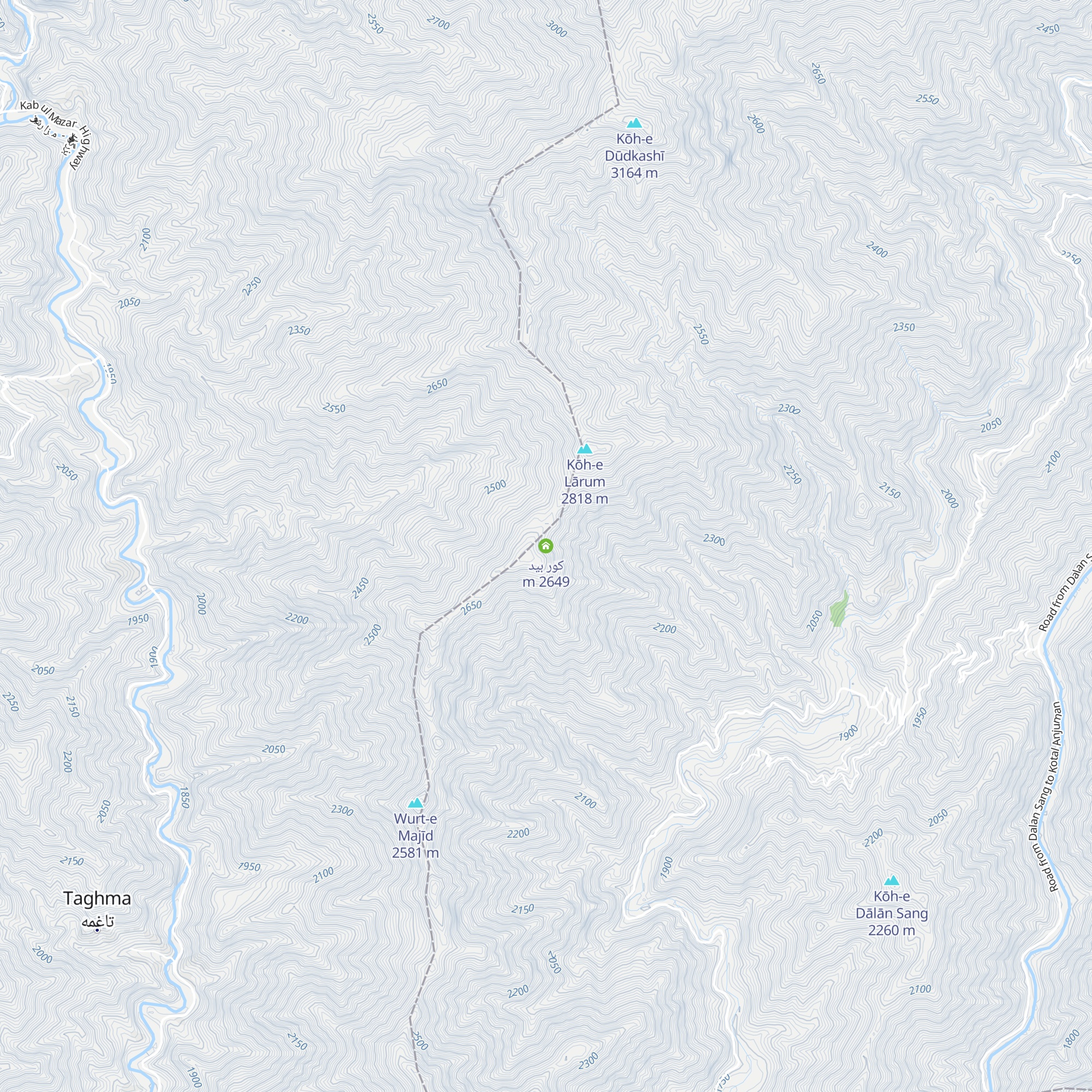 کور بید map