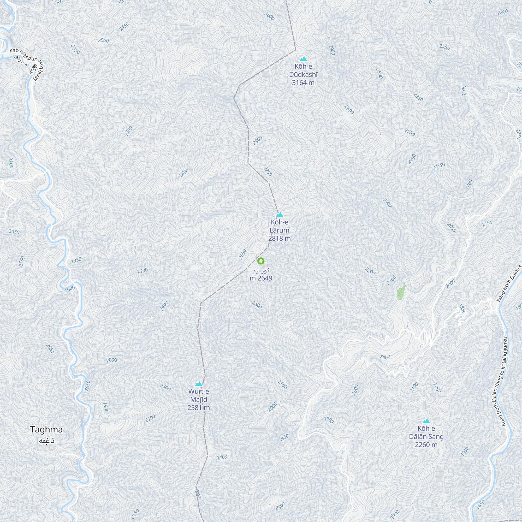 کور بید map