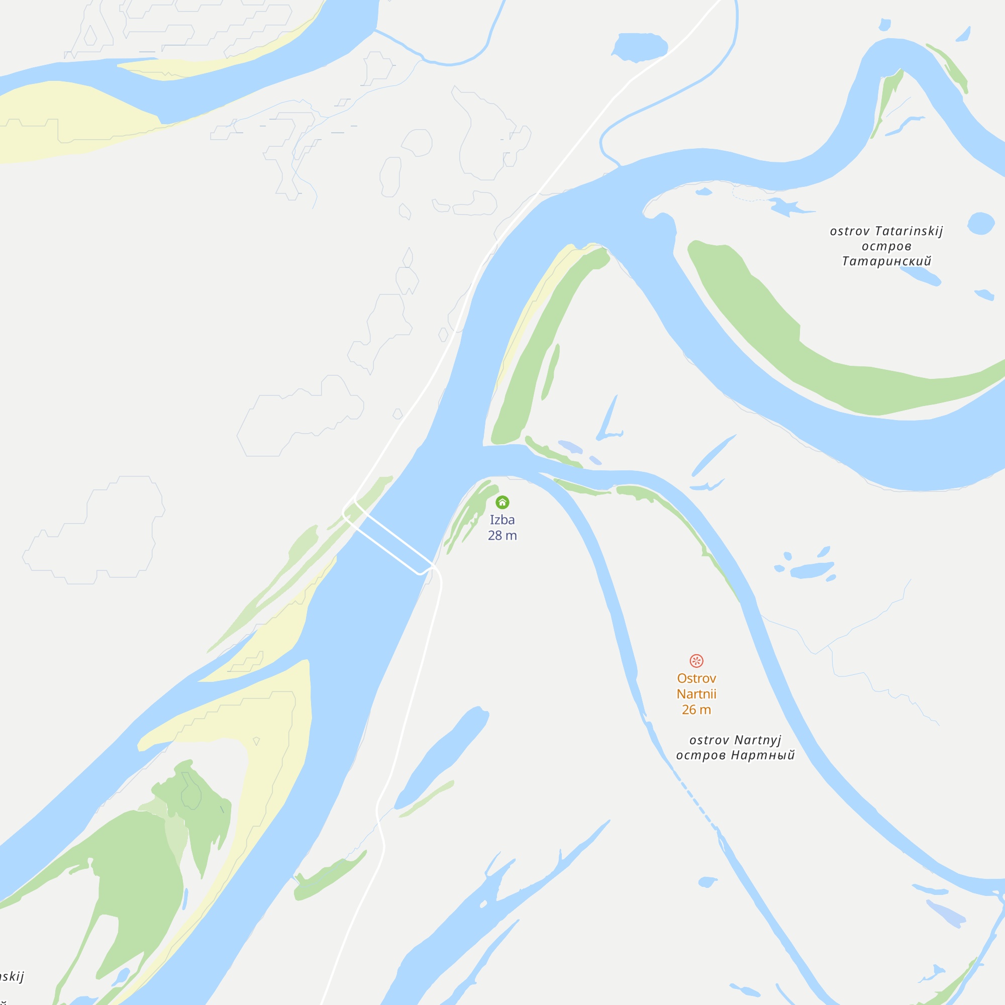 Izba map