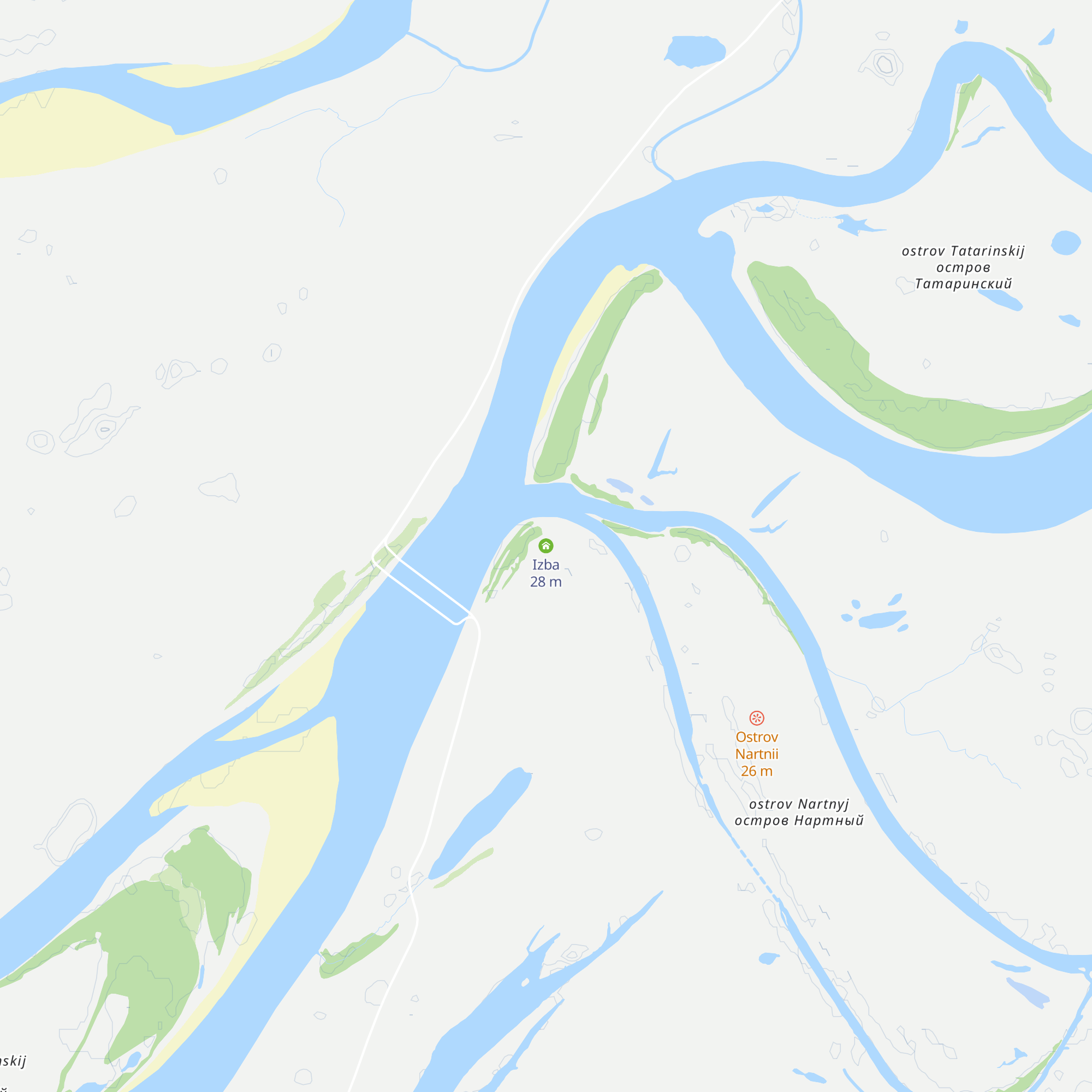 Izba map