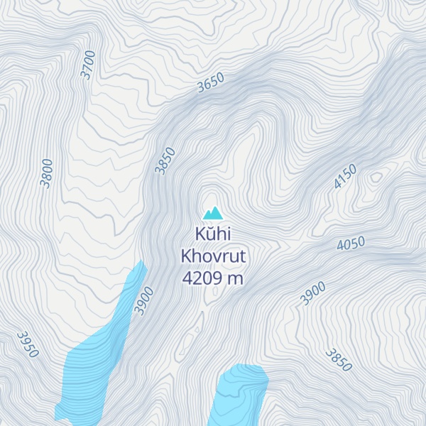 Map of Kŭhi Khovrut