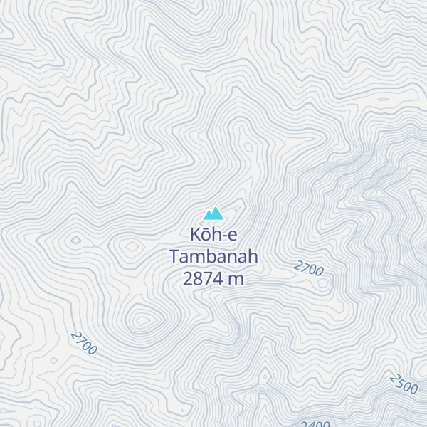 Map of Kōh-e Tambanah