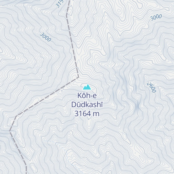 Map of Kōh-e Dūdkashī