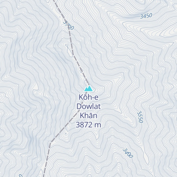 Map of Kōh-e Dowlat Khān