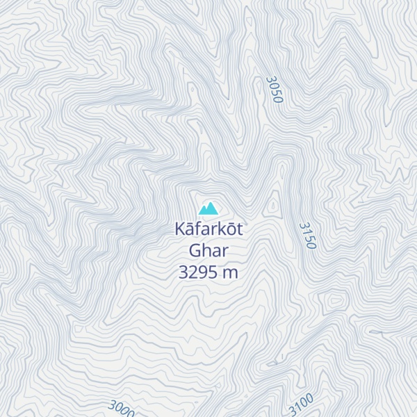 Map of Kāfarkōt Ghar