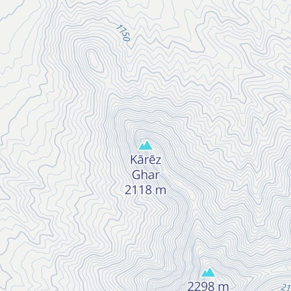 Map of Kārēz Ghar