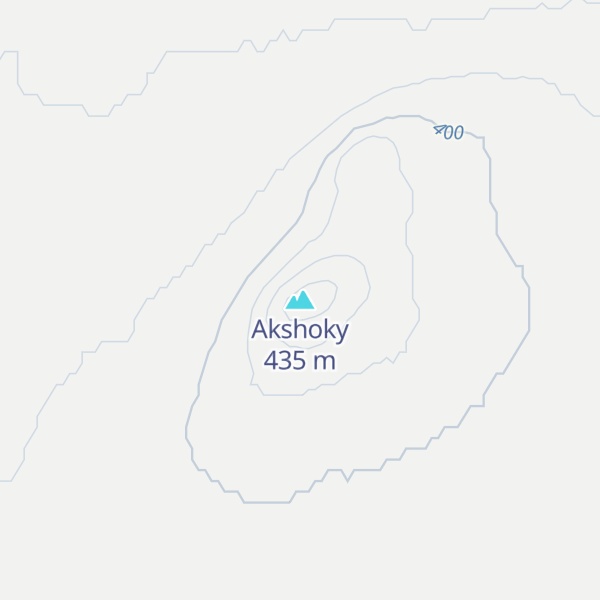 Map of Akshoky