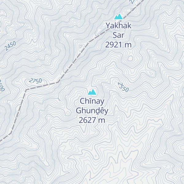 Map of Chīnay Ghunḏêy
