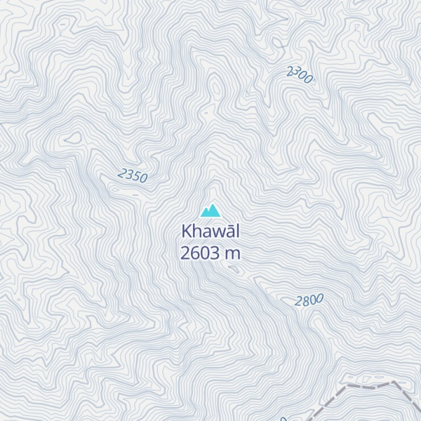 Map of Khawāl