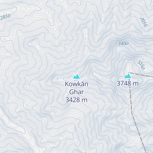 Map of Kowkān Ghar