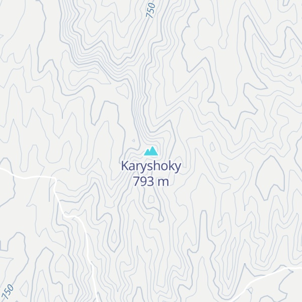 Map of Karyshoky