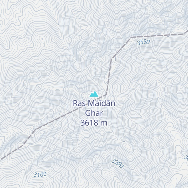 Map of Ras Maīdān Ghar