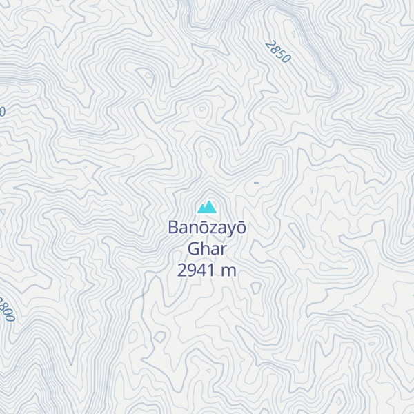Map of Banōzayō Ghar