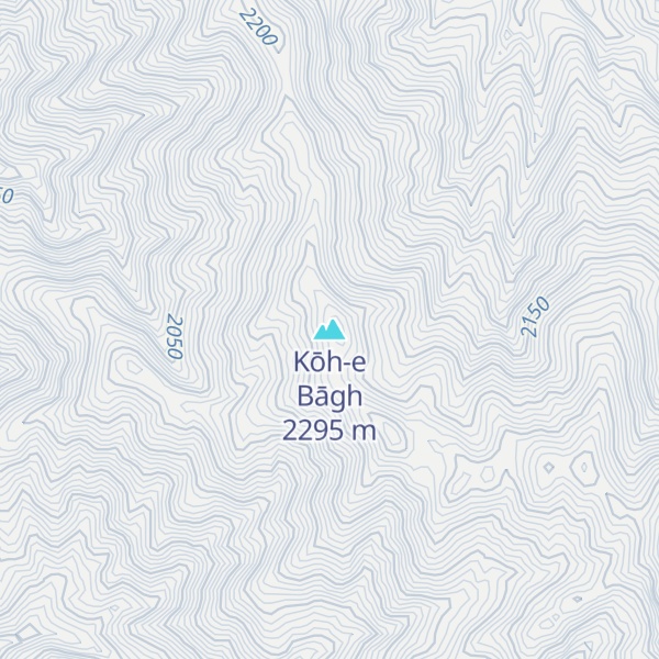 Map of Kōh-e Bāgh