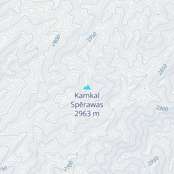Map of Kamkaī Spērawas
