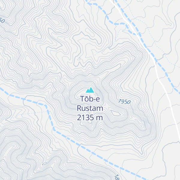 Map of Tōb-e Rustam