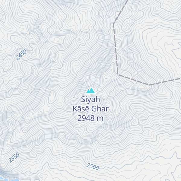 Map of Siyāh Kāsē Ghar