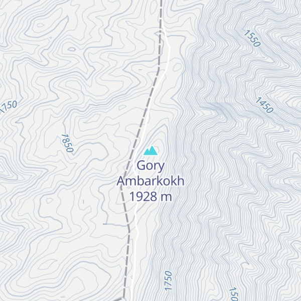 Map of Gory Ambarkokh