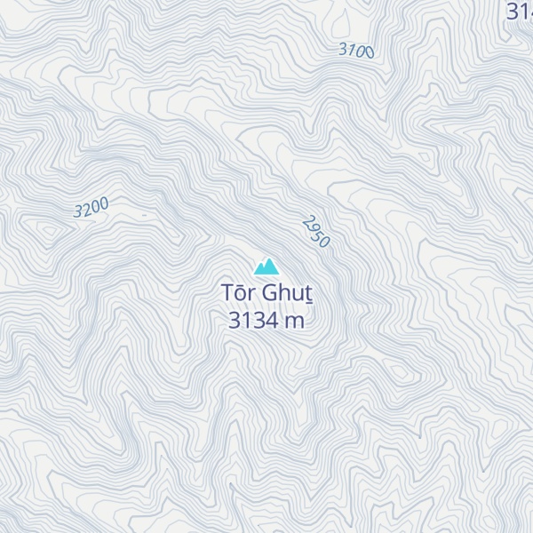 Map of Tōr Ghuṯ