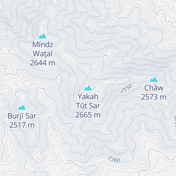 Map of Yakah Tūt Sar