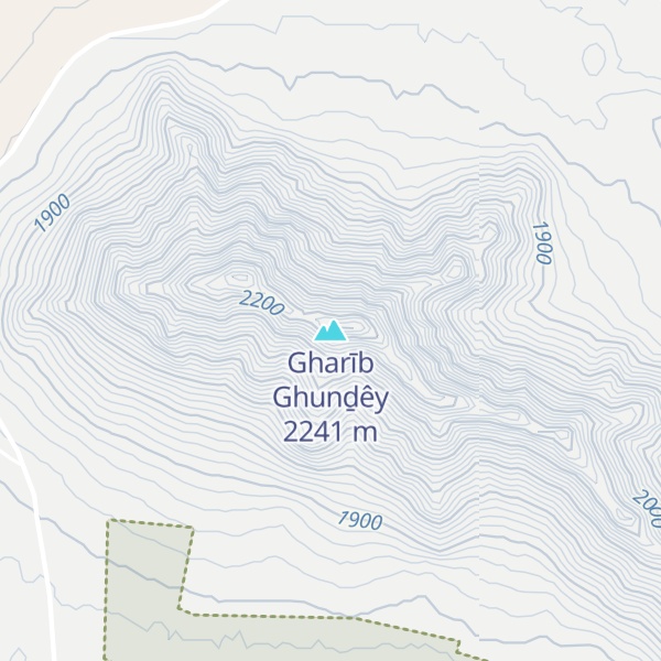 Map of Gharīb Ghunḏêy