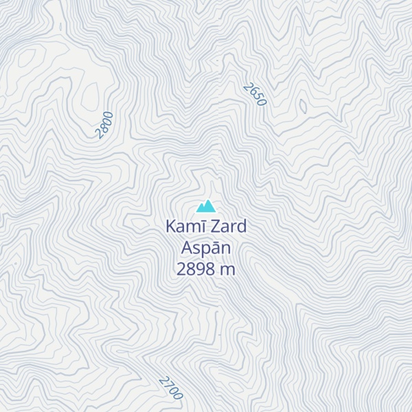 Map of Kamī Zard Aspān