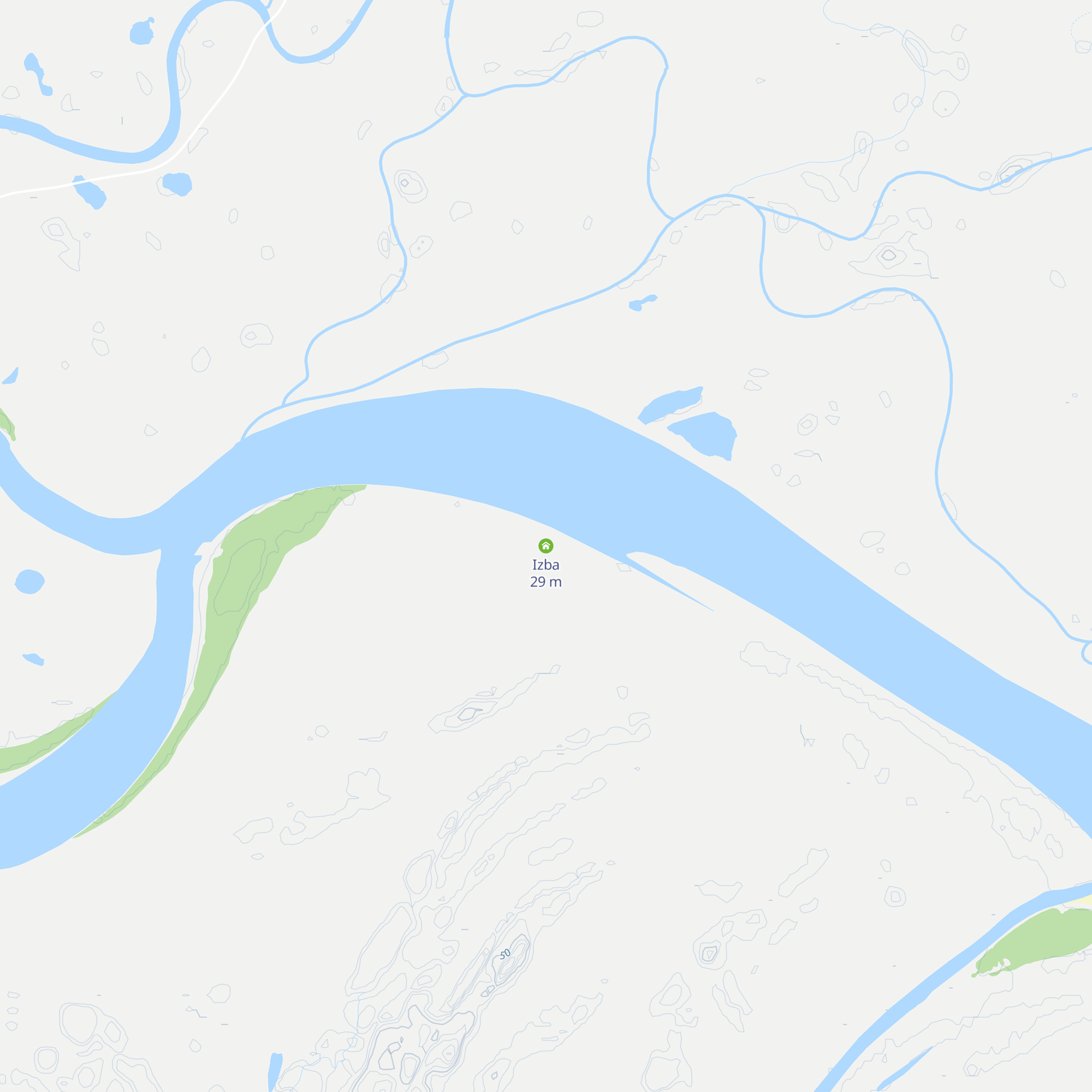Izba map
